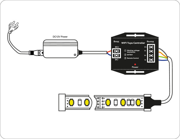 Изображение товара Контроллер для дюралайта Ambrella GS11551