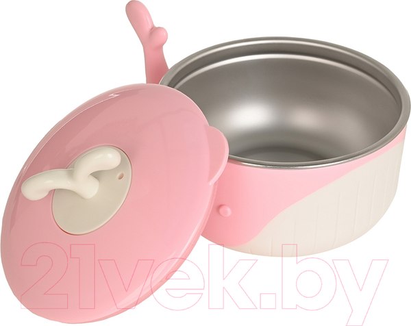 Изображение товара Термотарелка для кормления Pituso YHY016 (розовый)