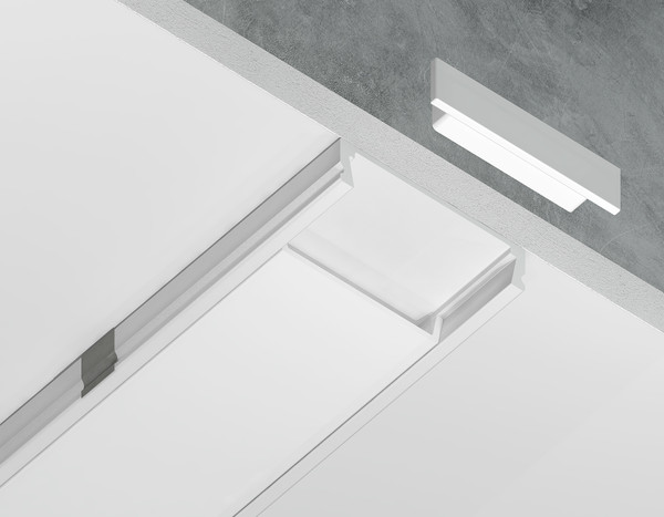 Изображение товара Профиль для светодиодной ленты Ambrella GP1800WH накладной