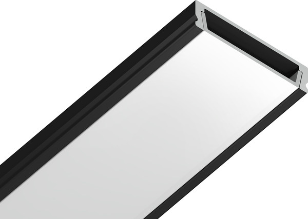 Изображение товара Профиль для светодиодной ленты Ambrella GP1800BK накладной