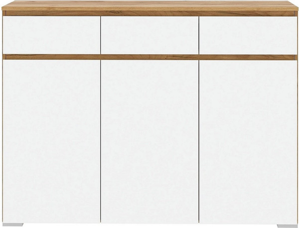 Изображение товара Тумба Памир Гретта 3С3Я (крафт золотой/белый)