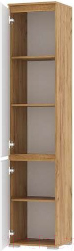 Изображение товара Шкаф-пенал Памир Гретта 2С (крафт золотой/белый)