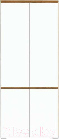 Изображение товара Шкаф Памир Гретта 4С (крафт золотой/белый)