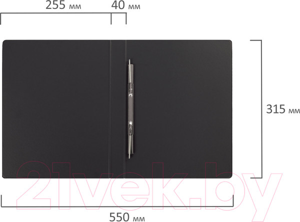 Изображение товара Папка для бумаг Brauberg 228337 (черный)