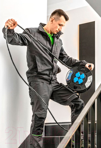 Изображение товара Куртка рабочая Hoegert Lemberg HT5K800-1-M (темно-серый)