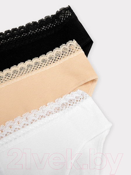 Изображение товара Комплект женских трусов Mark Formelle 412461-3 (р.98, белый)