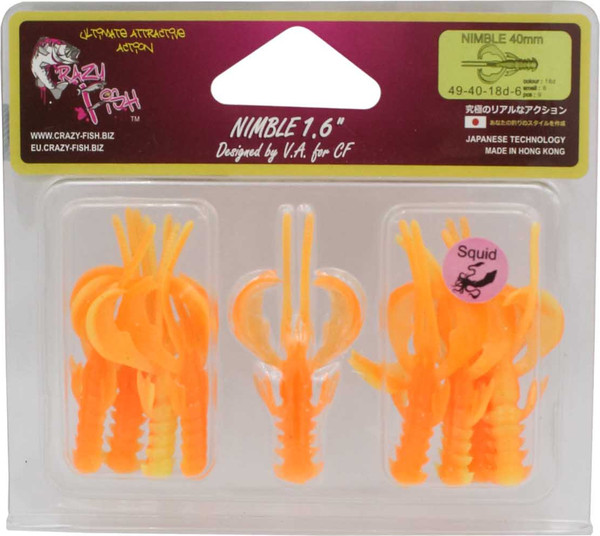 Изображение товара Мягкая приманка Crazy Fish Nimble 1.6 / 49-40-18d-6