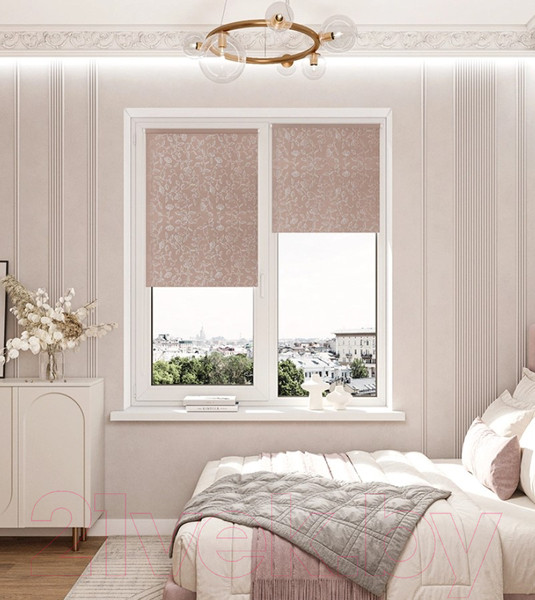 Изображение товара Рулонная штора LEGRAND Леона 120x175 / 58127348 (миндаль)