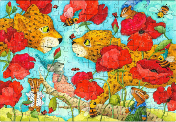 Изображение товара Пазл Айрис-пресс IQ пазл с отличиями. История любви / 9785811272624 (96эл)