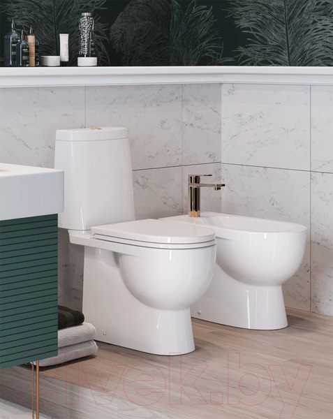 Изображение товара Унитаз напольный Sanita Luxe Fest Comfort WC.CC/Fest/2-DM/WHT.G/S1