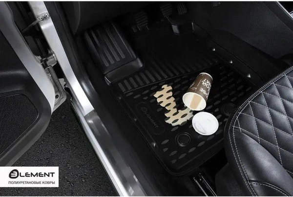 Изображение товара Комплект ковриков для авто ELEMENT ELEMENT3DAN0601210K для KAIYI X3 2023 (4шт)