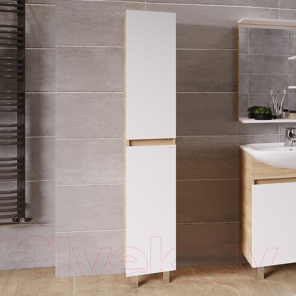 Изображение товара Шкаф-пенал для ванной Grossman Поло 30 / 303003-1