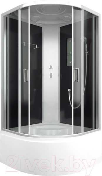 Изображение товара Душевая кабина IVA 90x90x215 / SC90CT (черный/тонированное стекло)