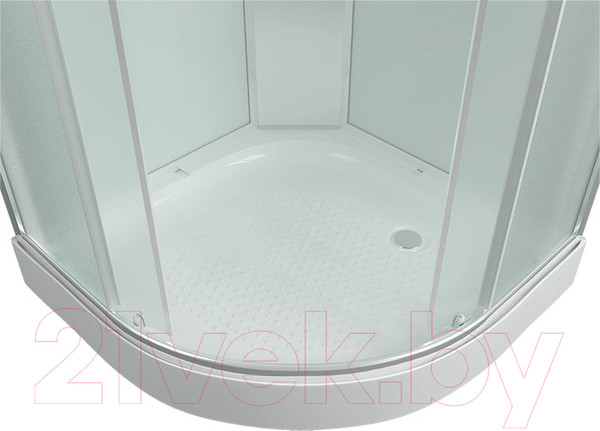 Изображение товара Душевая кабина IVA 80x80x215 / SC08CM (белый/матовое стекло)