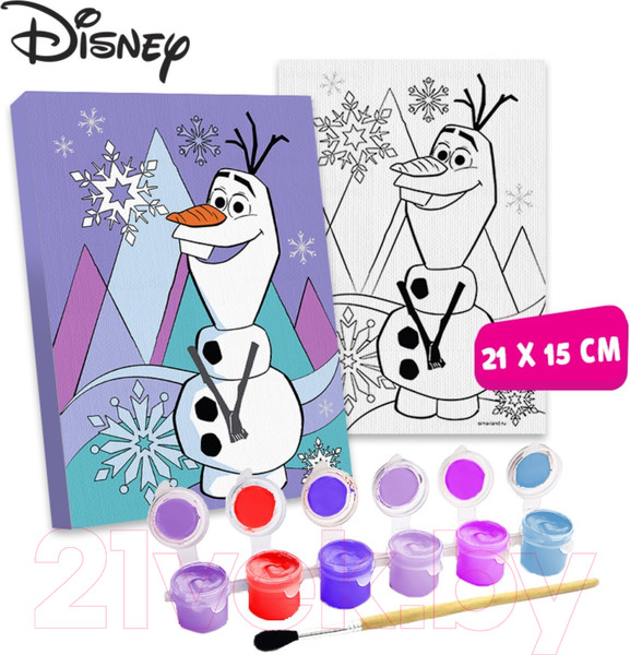 Изображение товара Картина по номерам Disney Олаф. Холодное сердце / 5142423