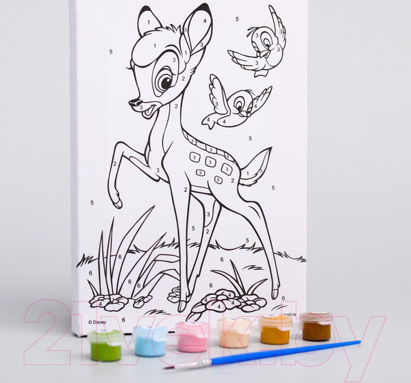 Изображение товара Картина по номерам Disney Бэмби / 5142428