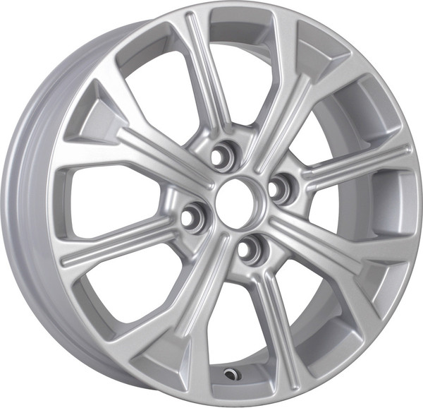 Изображение товара Литой диск KDW KD1549 Vesta 15x6" 4x100мм DIA 60.1мм ET 50мм Silver Painted