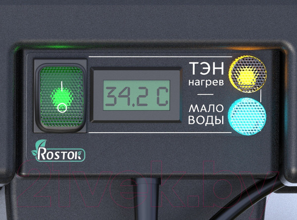 Изображение товара Бак для дачного душа Rostok С подогревом / 201.0000.000.002 (80л)