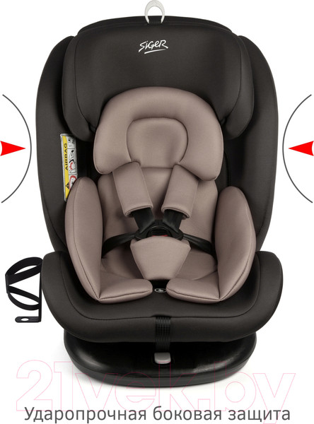 Изображение товара Автокресло Siger Престиж Isofix Lux / KRES3944 (мокко)