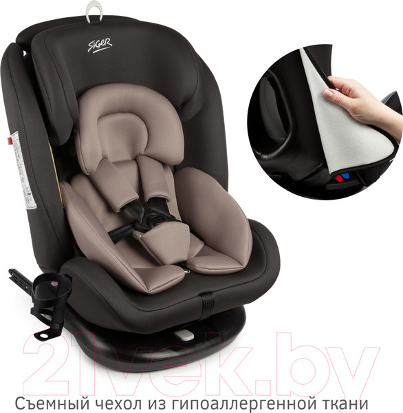 Изображение товара Автокресло Siger Престиж Isofix Lux / KRES3944 (мокко)
