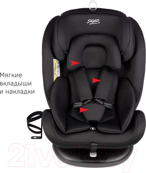 Изображение товара Автокресло Siger Престиж Isofix Lux / KRES3945 (оникс)