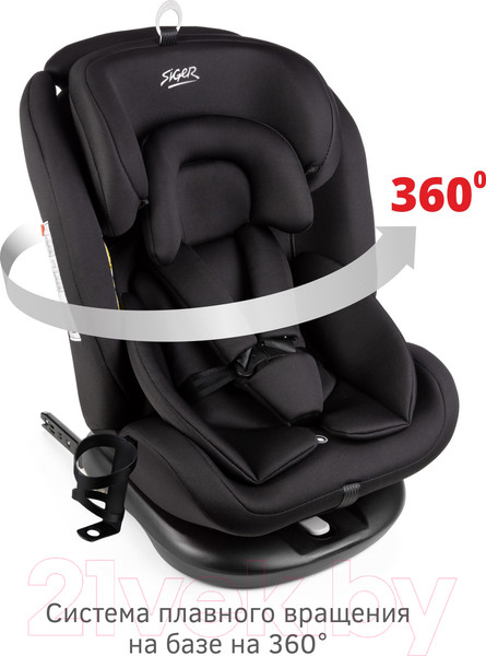 Изображение товара Автокресло Siger Престиж Isofix Lux / KRES3945 (оникс)