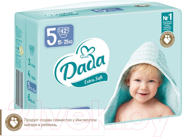 Изображение товара Подгузники детские Dada Extra Soft Junior 5 (42шт)