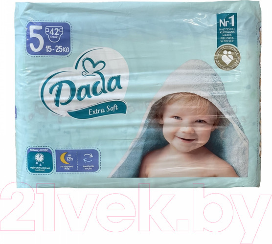 Изображение товара Подгузники детские Dada Extra Soft Junior 5 (42шт)
