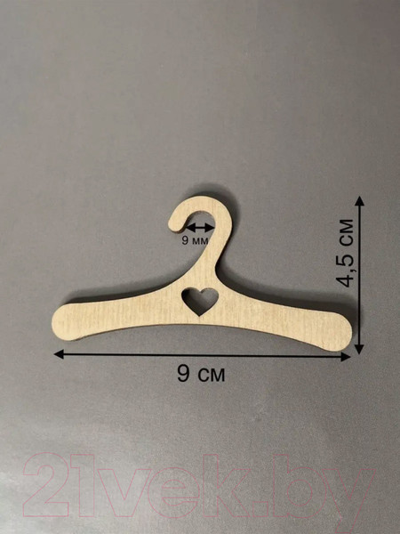 Изображение товара Комплект аксессуаров для кукольного домика ОМурМебель Вешалки для одежды