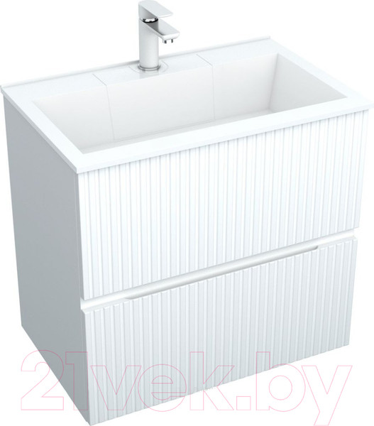 Изображение товара Тумба под умывальник Aquanet Джейн 70 / 313285 (белый матовый)