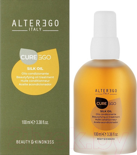 Изображение товара Масло для волос Alter Ego Italy Curego Silk Oil Beautyfying Oil (100мл)