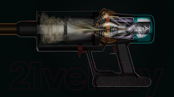 Изображение товара Вертикальный пылесос Dyson V15 Detect Absolute Gold (447000)