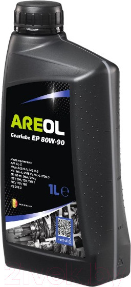 Изображение товара Трансмиссионное масло Areol Gearlube EP 80W90 / 80W90AR075 (1л)