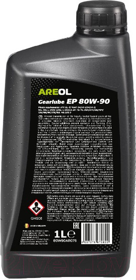 Изображение товара Трансмиссионное масло Areol Gearlube EP 80W90 / 80W90AR075 (1л)