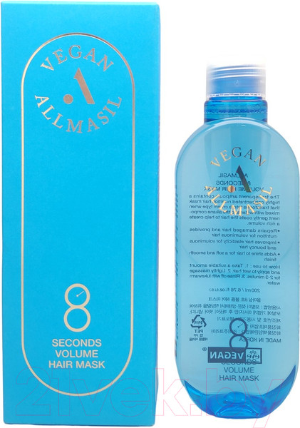 Изображение товара Маска для волос AllMasil 8 Seconds Volume Hair Mask Stick Pouch Для объема (200мл)