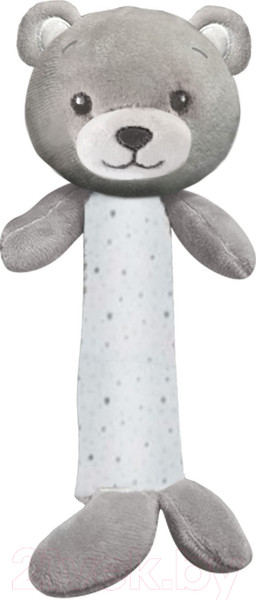 Изображение товара Погремушка Крошка Я Я Пищалка. Серый мишка / 9912190