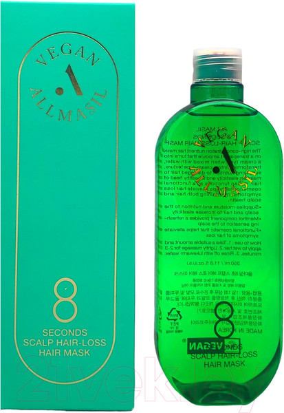 Изображение товара Маска для волос AllMasil 8 Seconds Scalp Hair-Loss Mask Против выпадения (350мл)