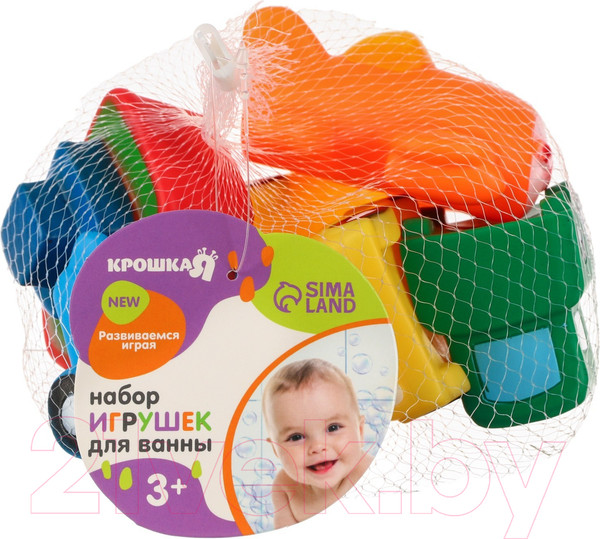 Изображение товара Набор игрушек для ванной Крошка Я Транспорт / 9936695