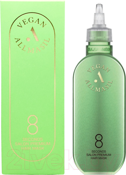 Изображение товара Маска для волос AllMasil 8 Seconds Salon Premium Hair Mask Питательная (200мл)