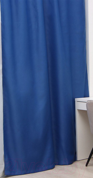 Изображение товара Штора Этель 10339919 (270x300, синий, блэкаут)