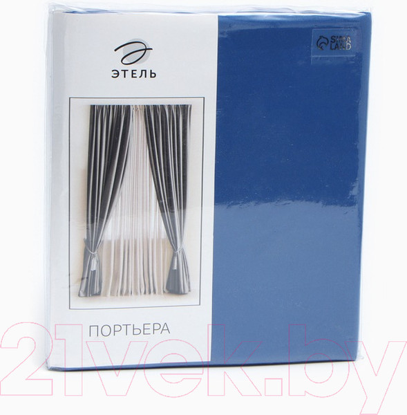 Изображение товара Штора Этель 10339919 (270x300, синий, блэкаут)