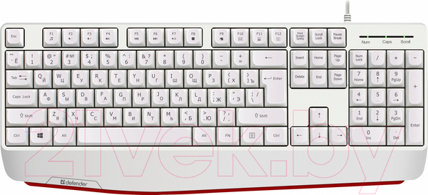 Изображение товара Клавиатура Defender Atom HB-546 / 45547 (белый)