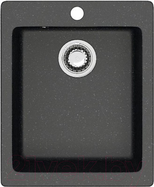 Изображение товара Мойка кухонная Teymi Helmi 50x42 / T120104 (черный матовый)
