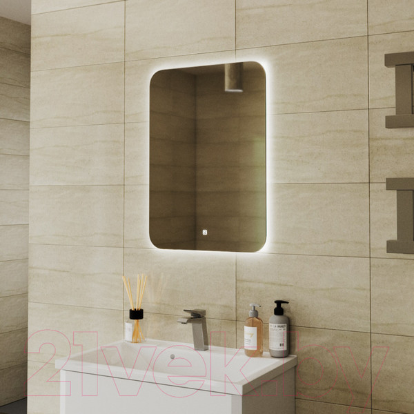 Изображение товара Зеркало Teymi Solli Oreol 60x70 / T20224S (подсветка, сенсор)