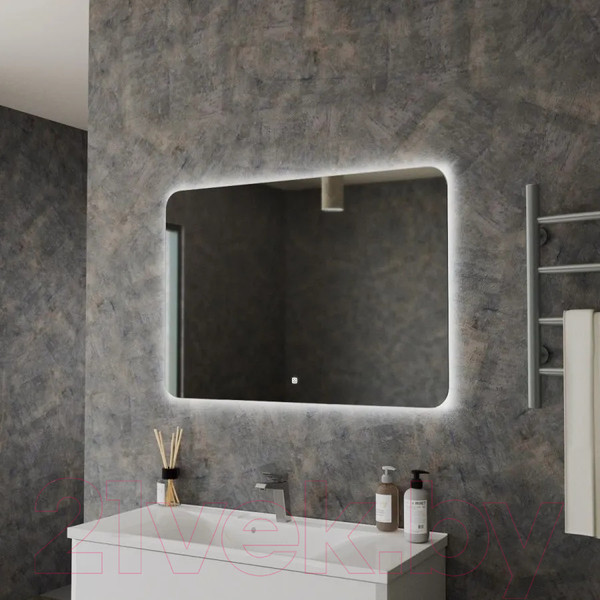 Изображение товара Зеркало Teymi Solli Oreol 100x70 / T20228S (подсветка, сенсор)