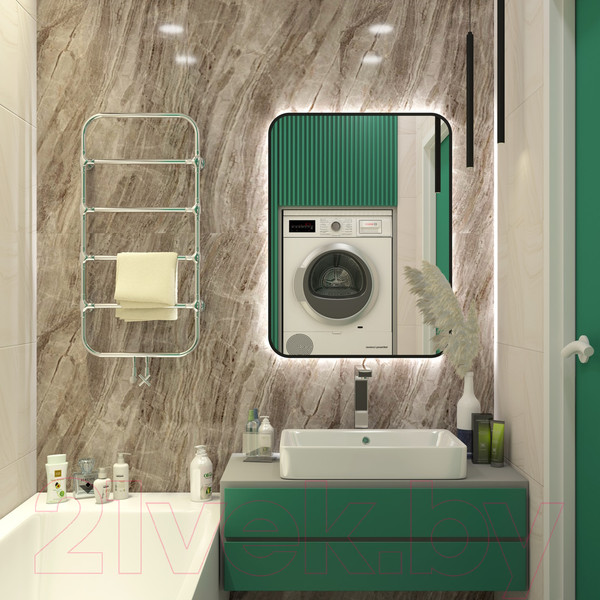 Изображение товара Зеркало Teymi Solli Black Soft Line 60x80 / T20233S (подсветка, сенсор)