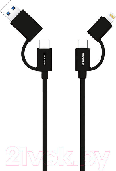 Изображение товара Кабель Ergolux ELX-CDC07-C02 (черный)