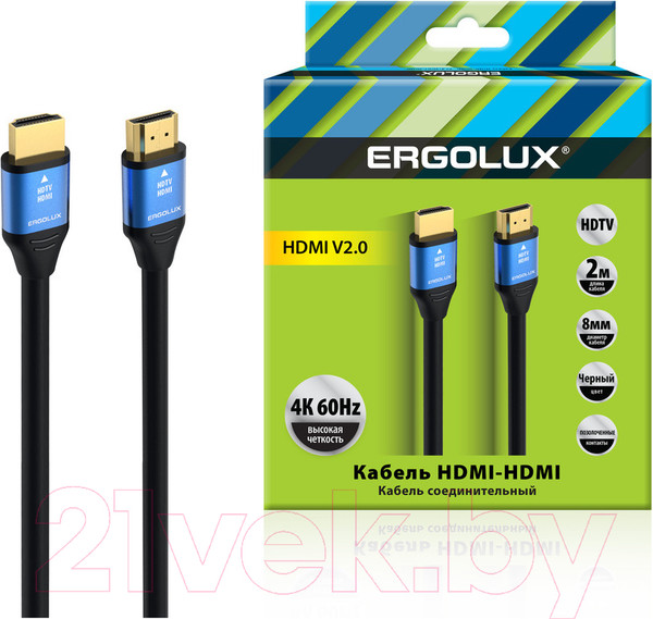 Изображение товара Кабель Ergolux ELX-VC01-HDMI (черный)