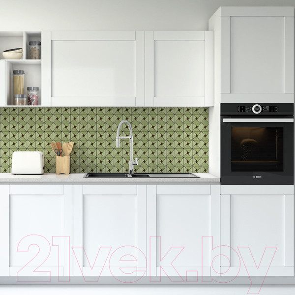 Изображение товара Панель ПВХ Самоклейкин Самоклеющаяся Алюминий Кристаллы в серебре (300x300x3мм)