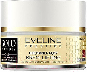 Изображение товара Крем для лица Eveline Cosmetics Gold Peptides Подтягивающий 50+ с пептидами день/ночь (50мл)